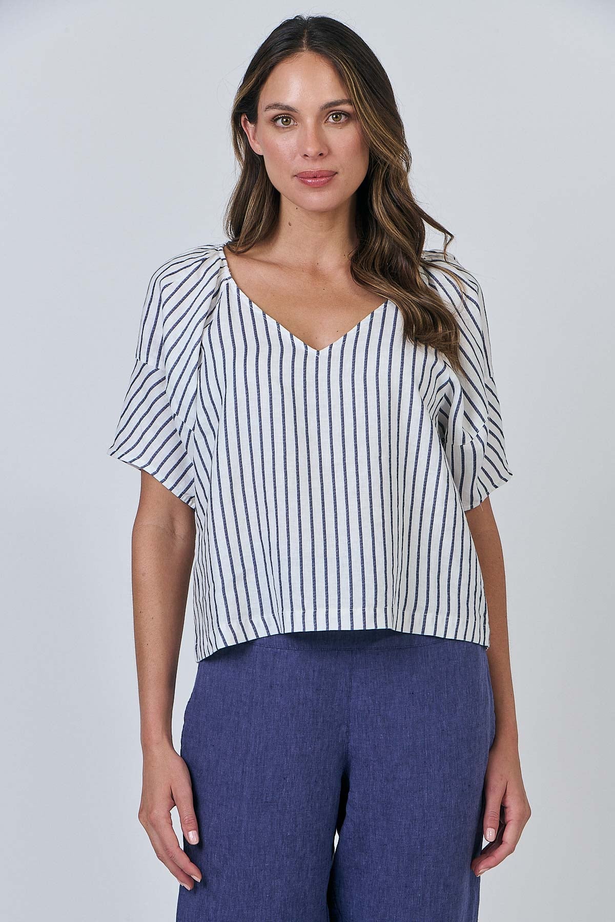 Naturals by O & J GA589 - Blueberry Stripe