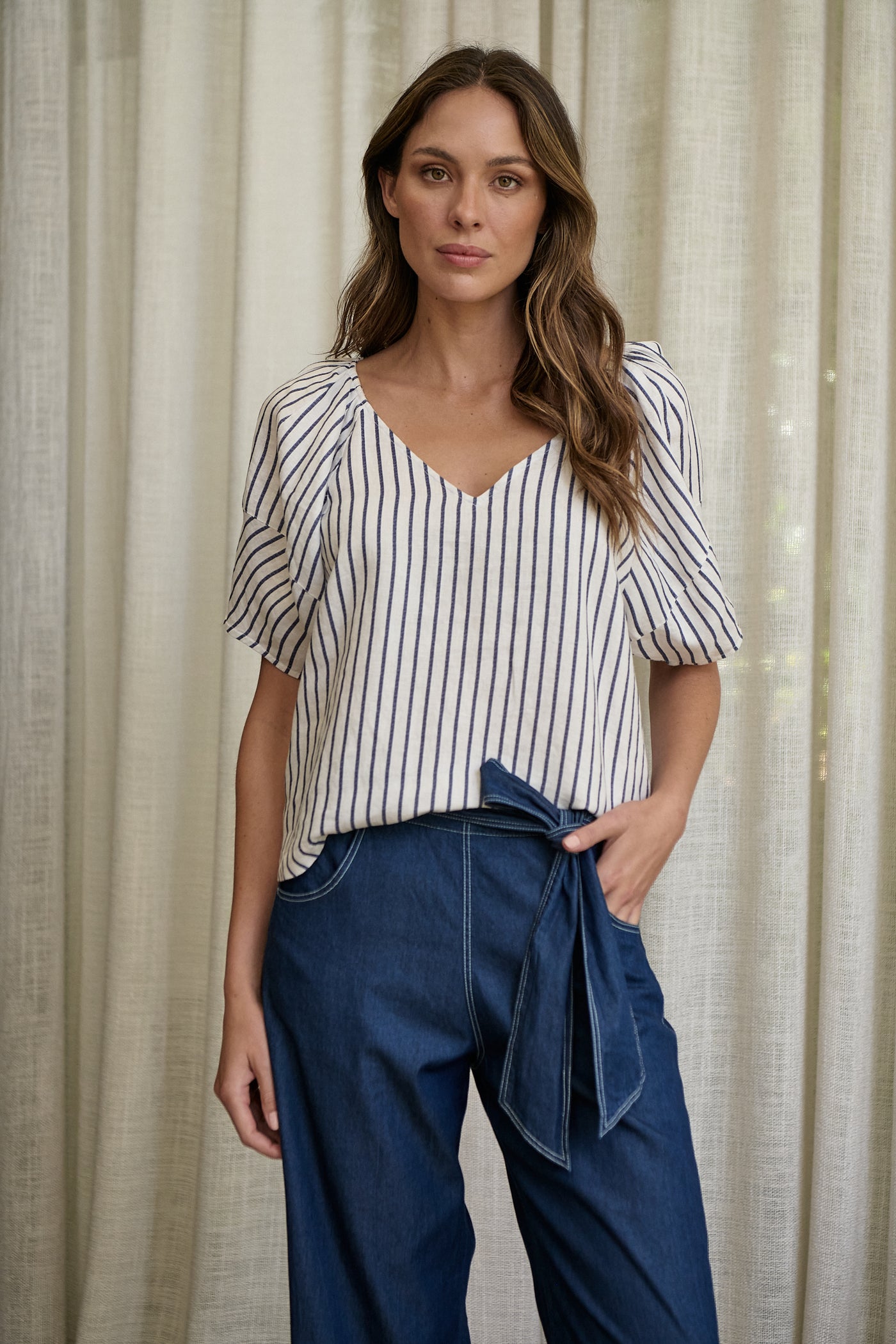 Naturals by O & J GA589 - Blueberry Stripe