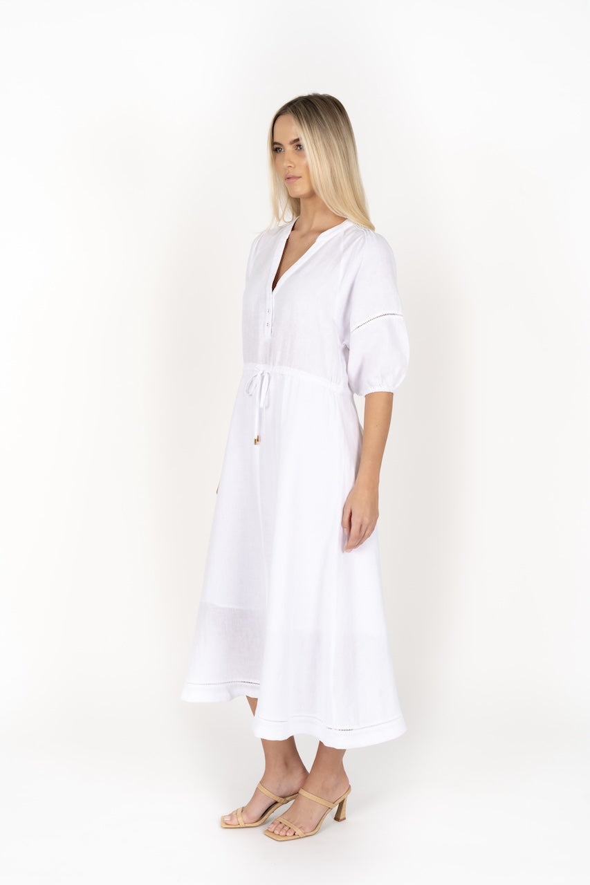 Humidity Ambrosia Midi Dress - White