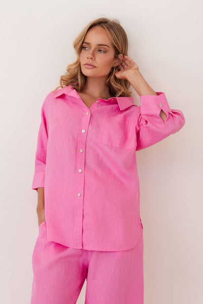 Kaleido K100P Elbow Sleeve Shirt - Pink