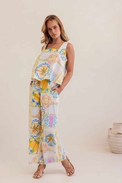 Kaleido K79 Square Nk Tank - Amalfi Dreams