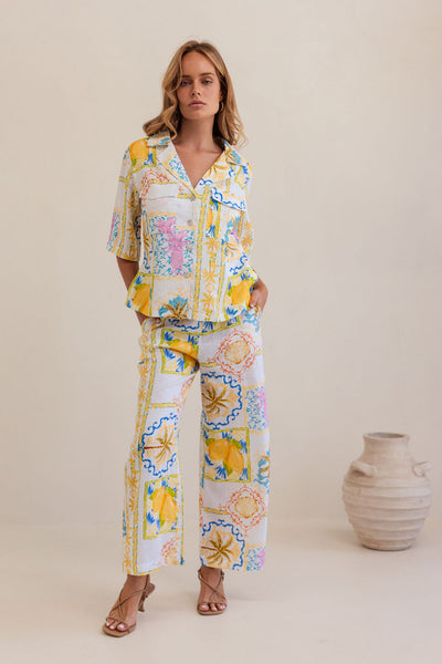 Kaleido K81 Safari Shirt - Amalfi Dreams