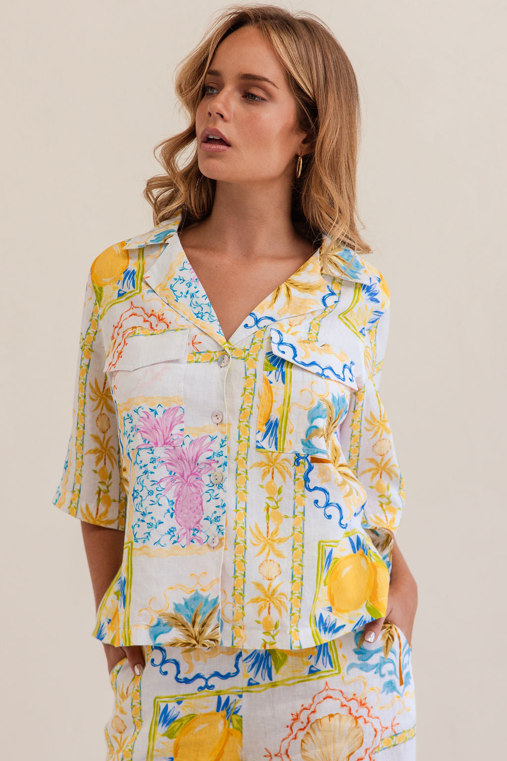 Kaleido K81 Safari Shirt - Amalfi Dreams