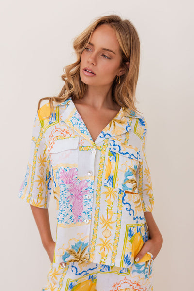 Kaleido K81 Safari Shirt - Amalfi Dreams