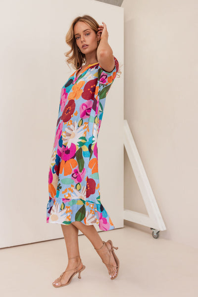 Kaleido K91 SS Dress - Bloom Burst