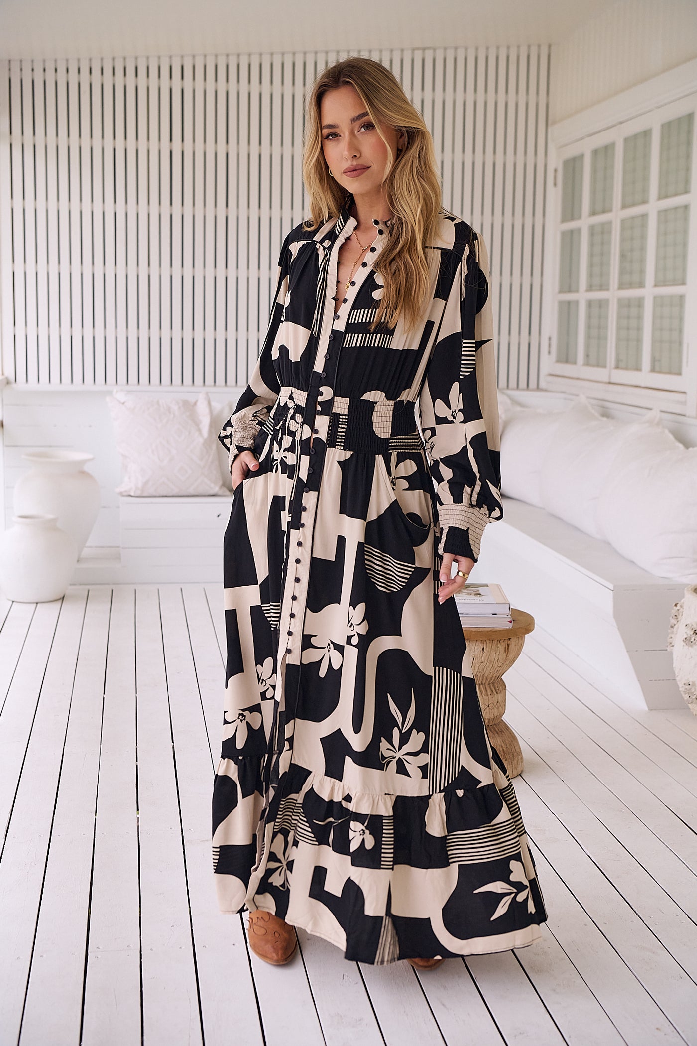 Jaase Stella Maxi Dress - Genevieve Print