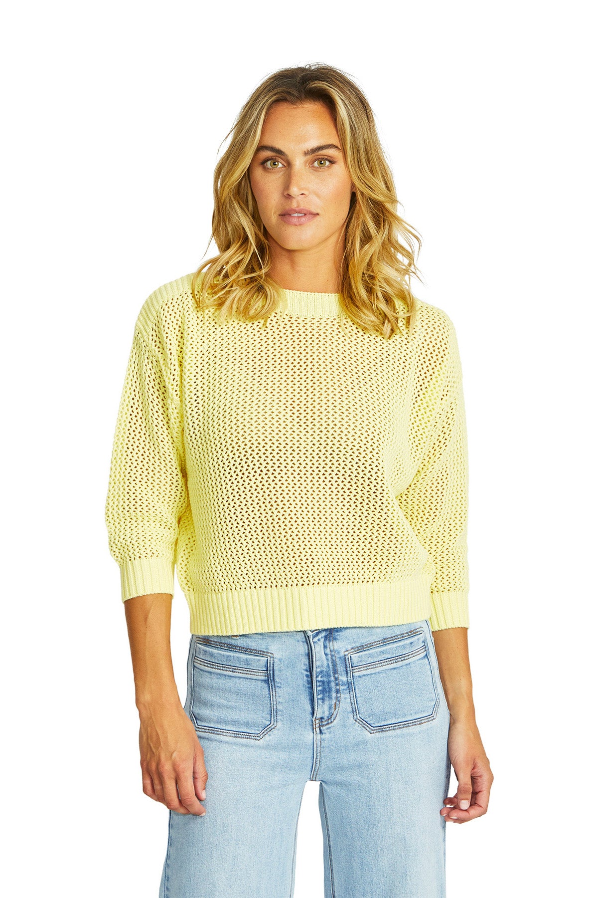 yellow knit by ping pong clothing