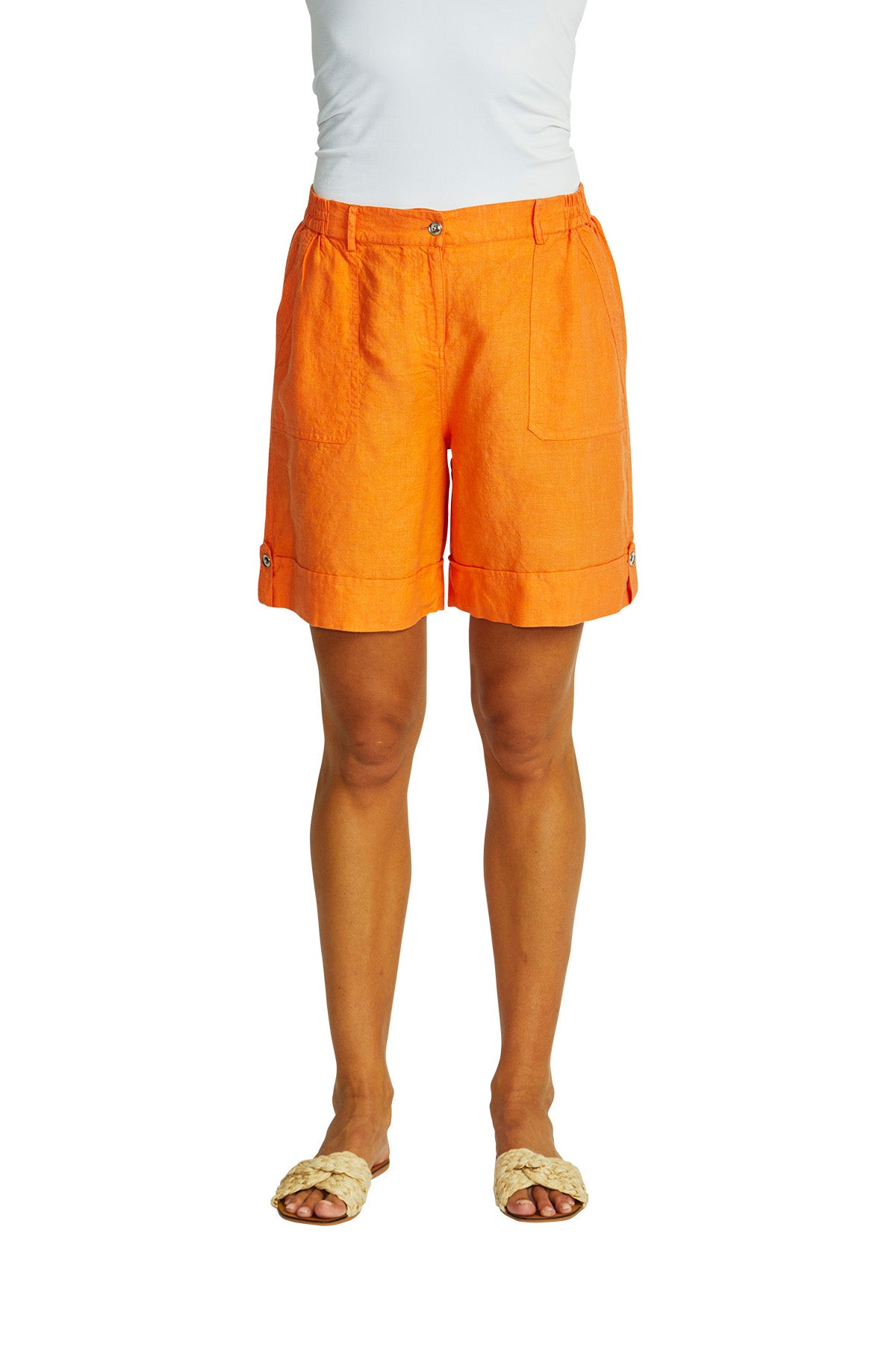 Ping Pong Mila Linen Shorts - Jaffa