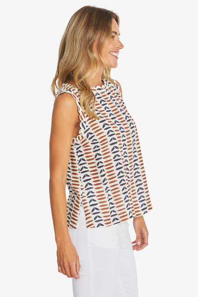 Ping Pong Sleeveless Top P595333 - Marrakesh Print