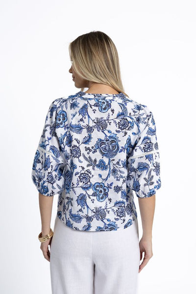 Humidity HS25224 Rosa Blouse - Jardn Print