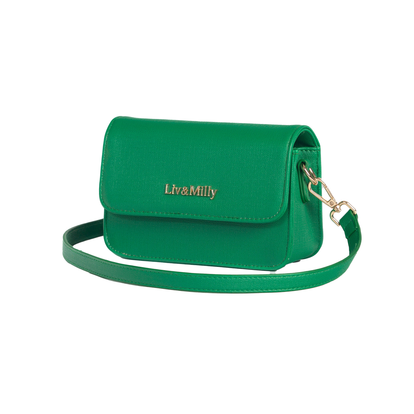 Small green handbag