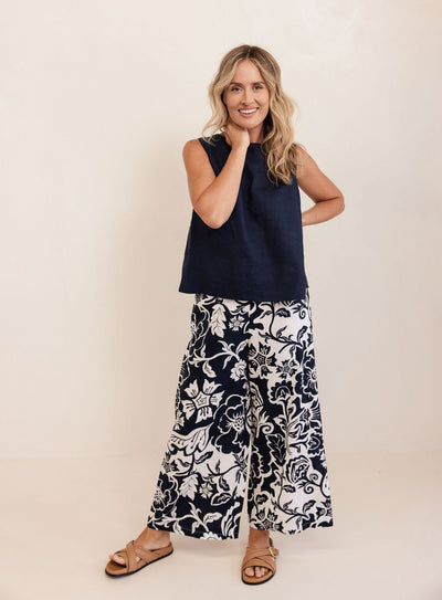 See Saw SS420N Palazzo - Navy Vine