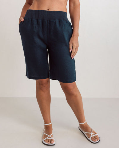 See Saw SS356N Rib 2 Pkt Short - Navy NAVY