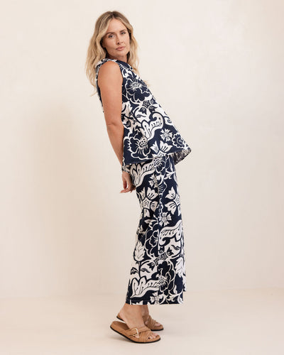 See Saw SS413N Cowl Swing Top - Navy Vine