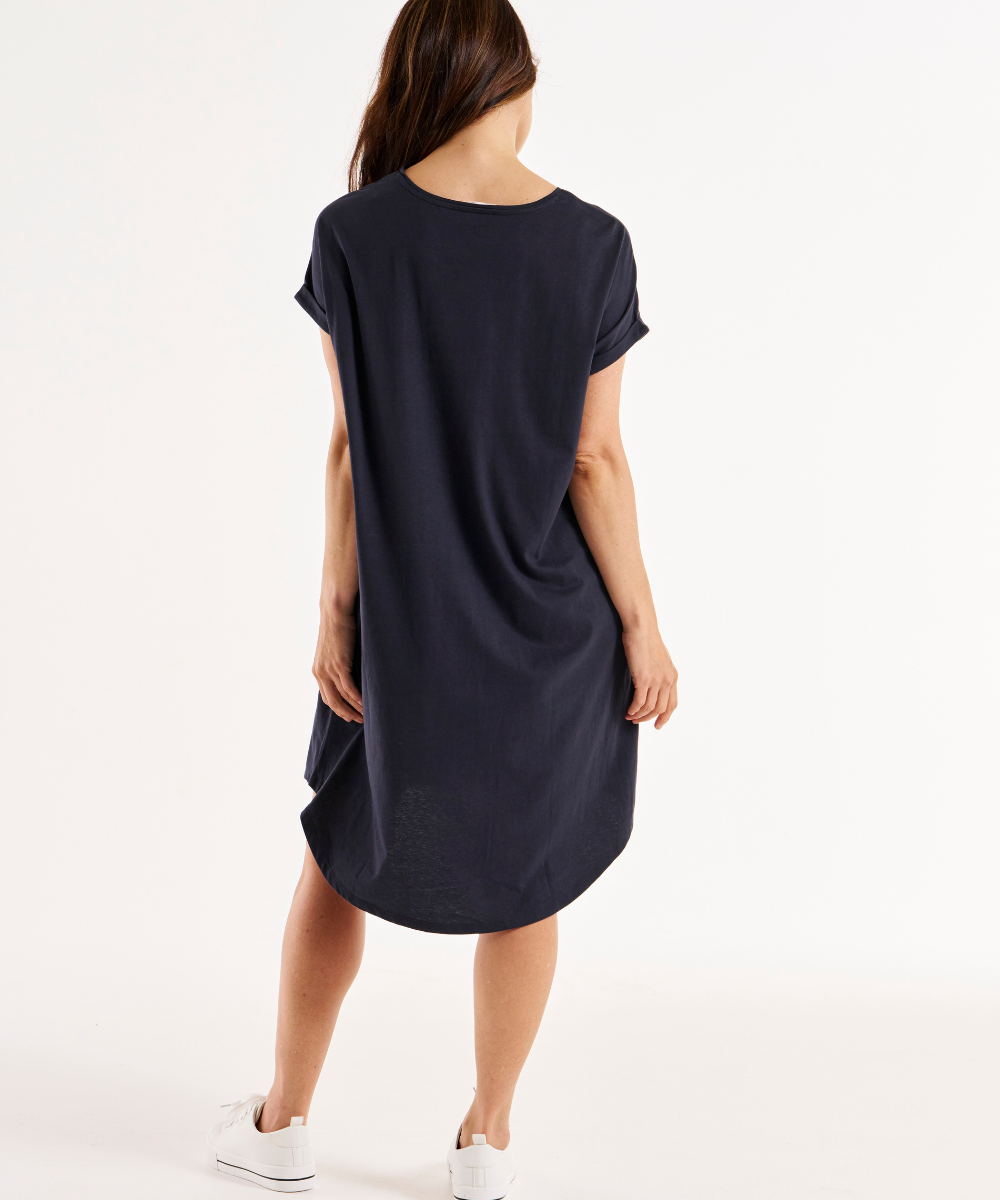 Betty Basics Maxine T-Shirt Dress - Coal