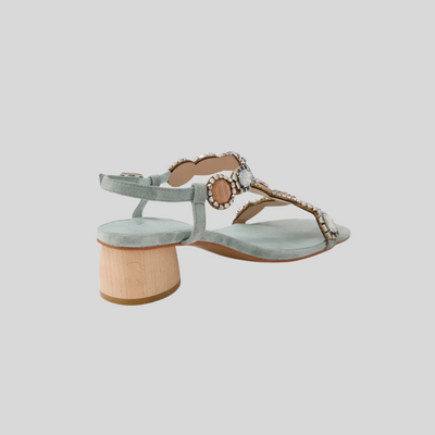 aqua marine sandals beaded sandals