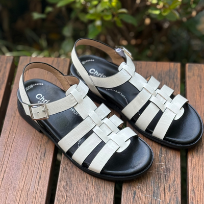 Chrissie Fanta - Off White Soft Patent