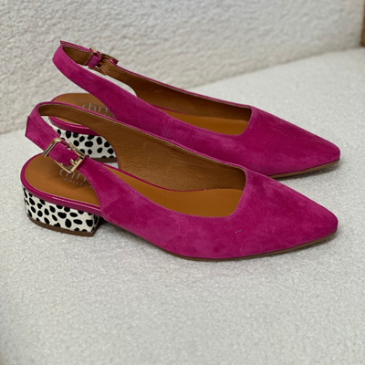 Dove - Fushia Suede Leopard