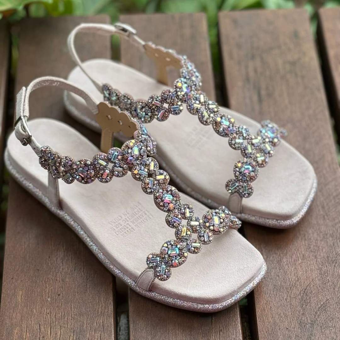 Django & Juliette Yula - Nude Suede Jewels