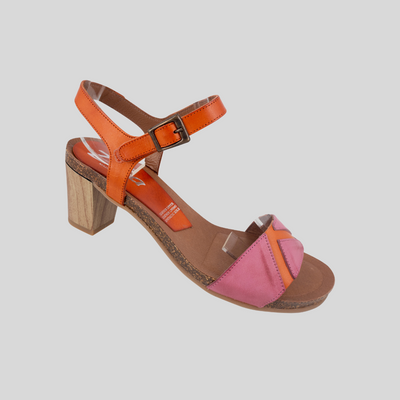 Pink and Orange zeta heels
