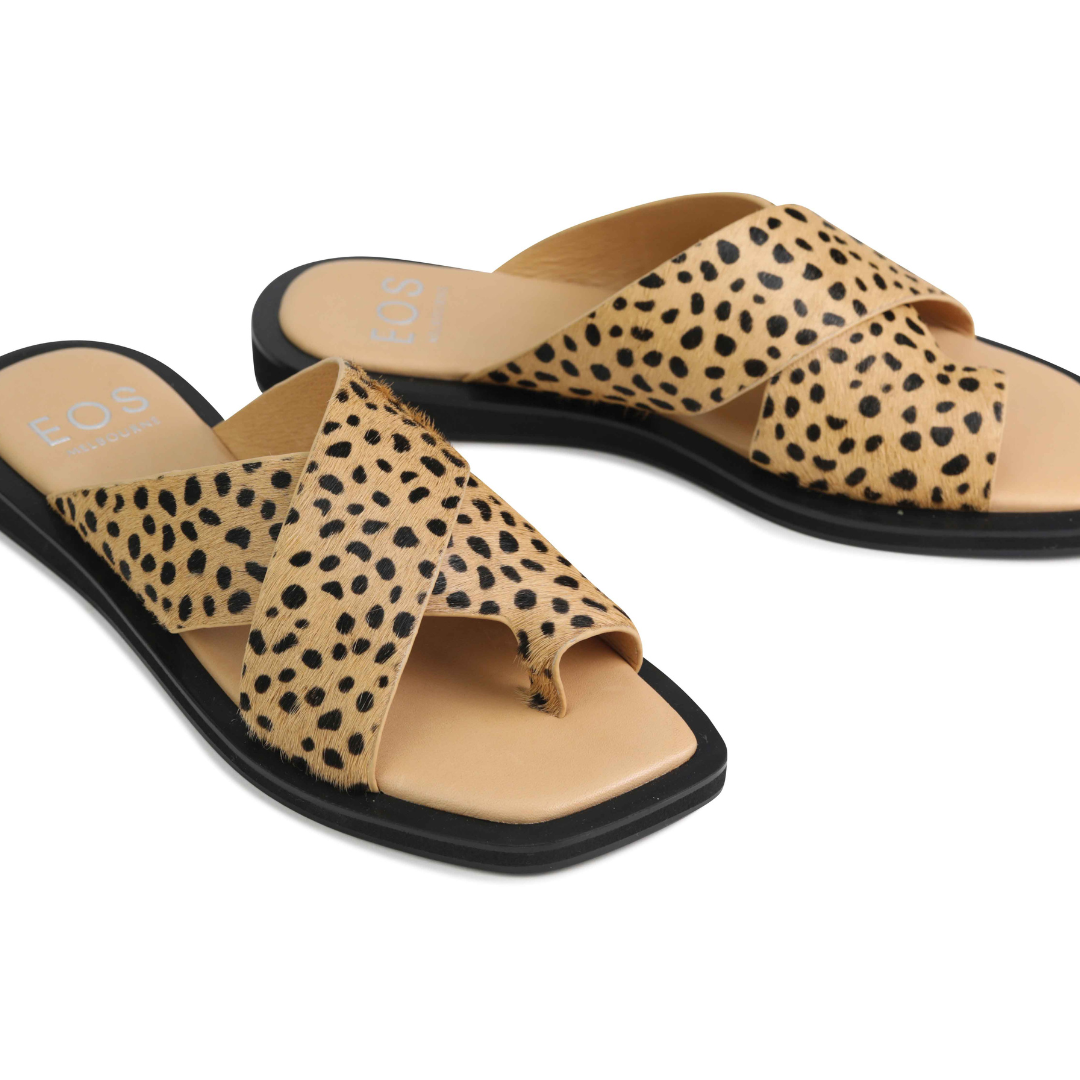 cheetah crossover slides by eos footwear