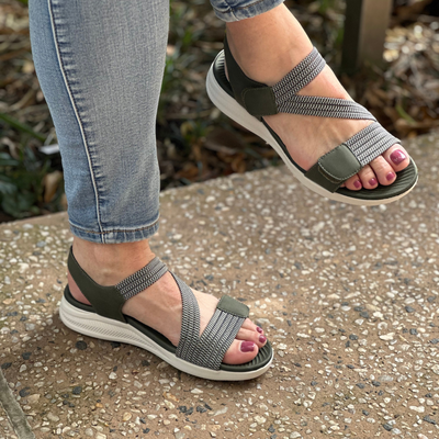 khaki sandals lightweight