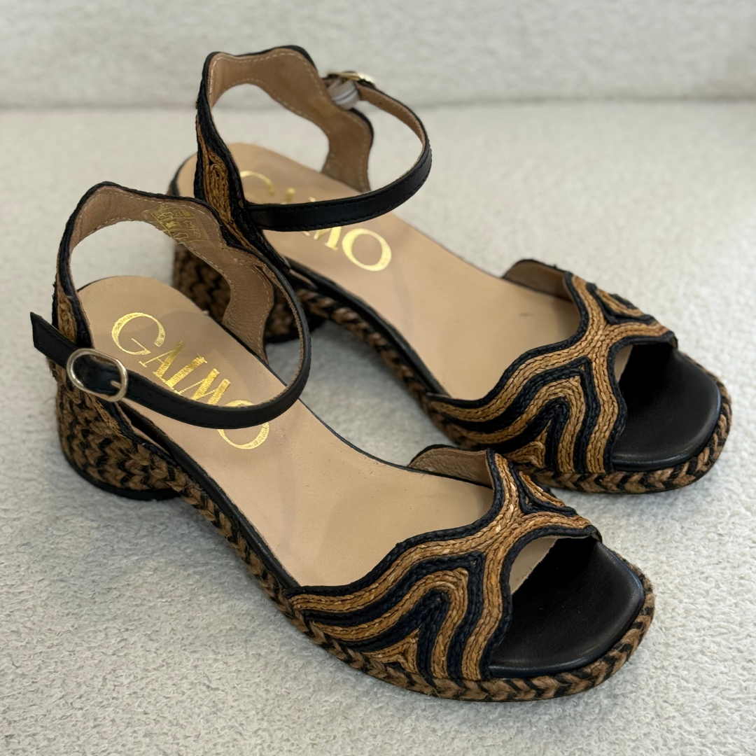 Gaimo Dane - Black Tan Raffia
