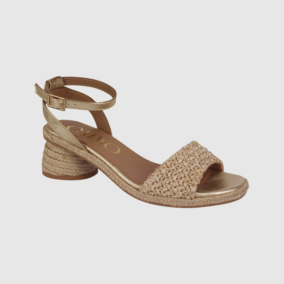 Gaimo Evony - Beige Metallic Multi