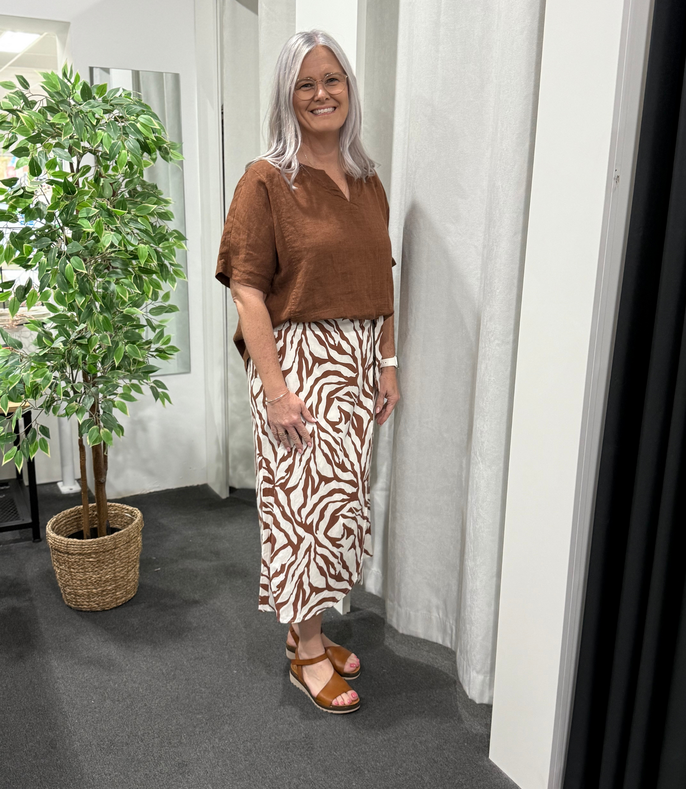 Jump Zebra Mono Skirt 596J6167A - Multi