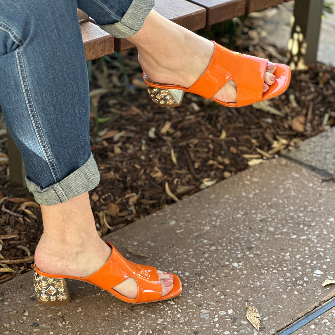 orange heels 