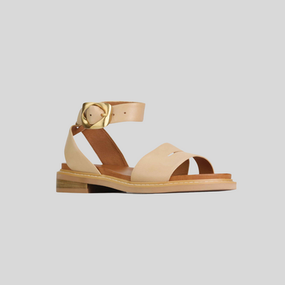 Nude leather sandals 