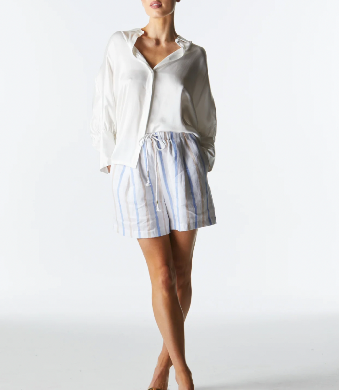 Fate+Becker Poolside Shorts - Stripe