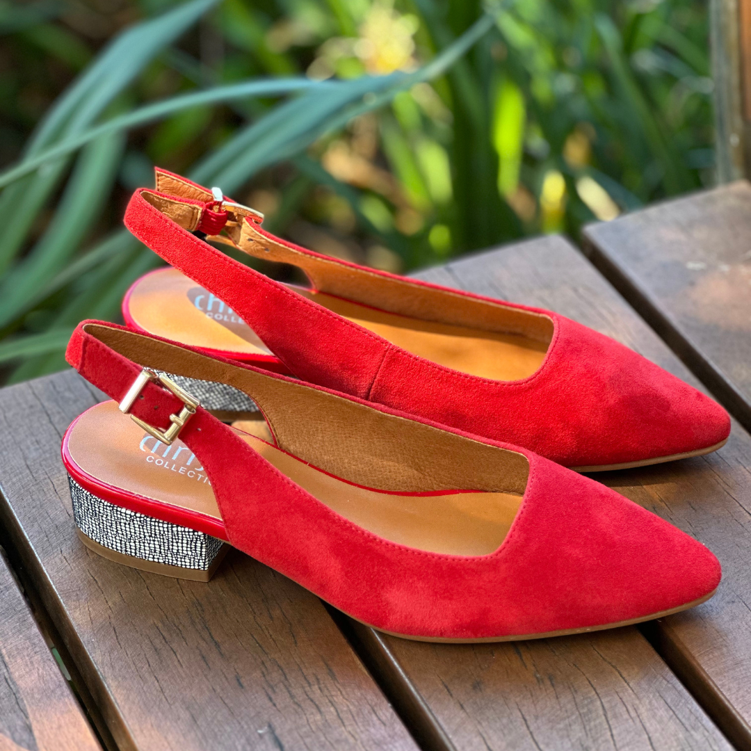 Chrissie Dove - Suede Red