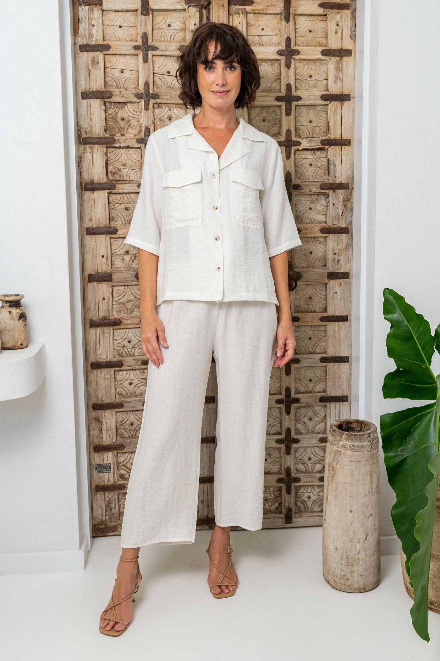 See Saw SS525N Drawstring Pant - Natural