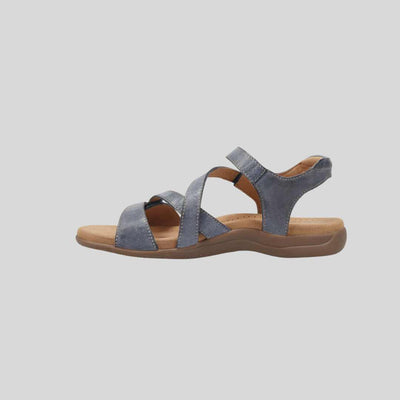 Taos shoes blue sandals with arch support