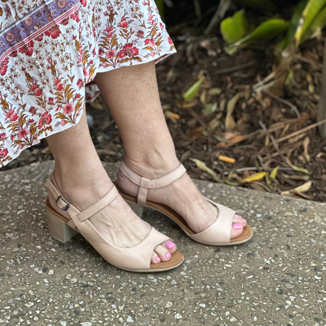 Nude heels by thyme and co