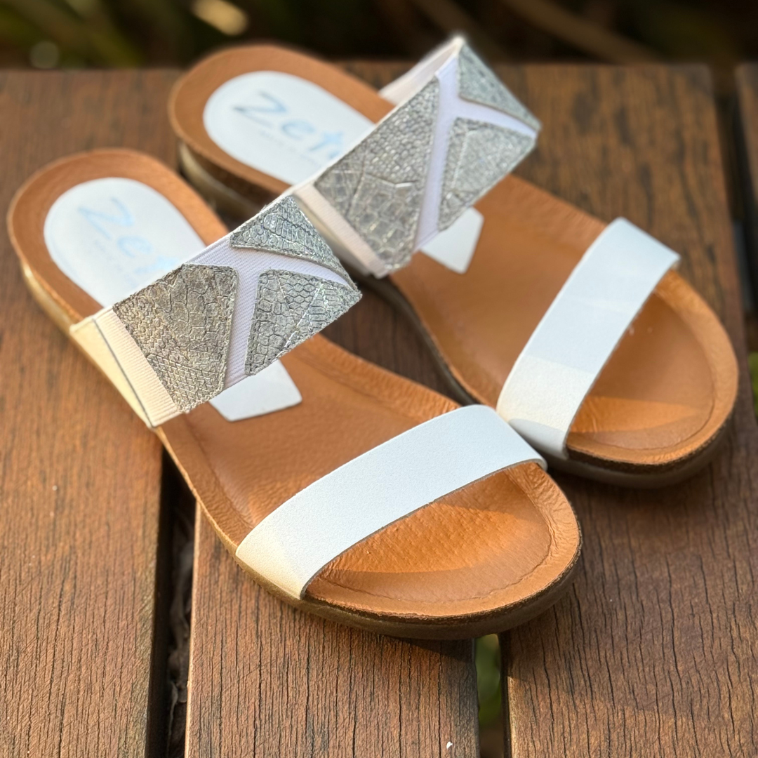 Zeta Resort - White/Mos Argento