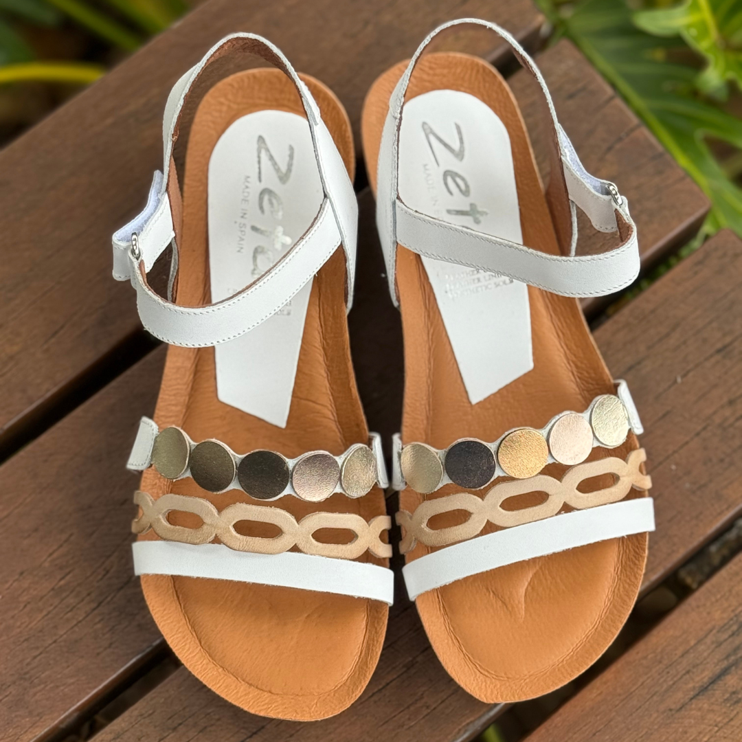Zeta Idalia - White Beige Multi