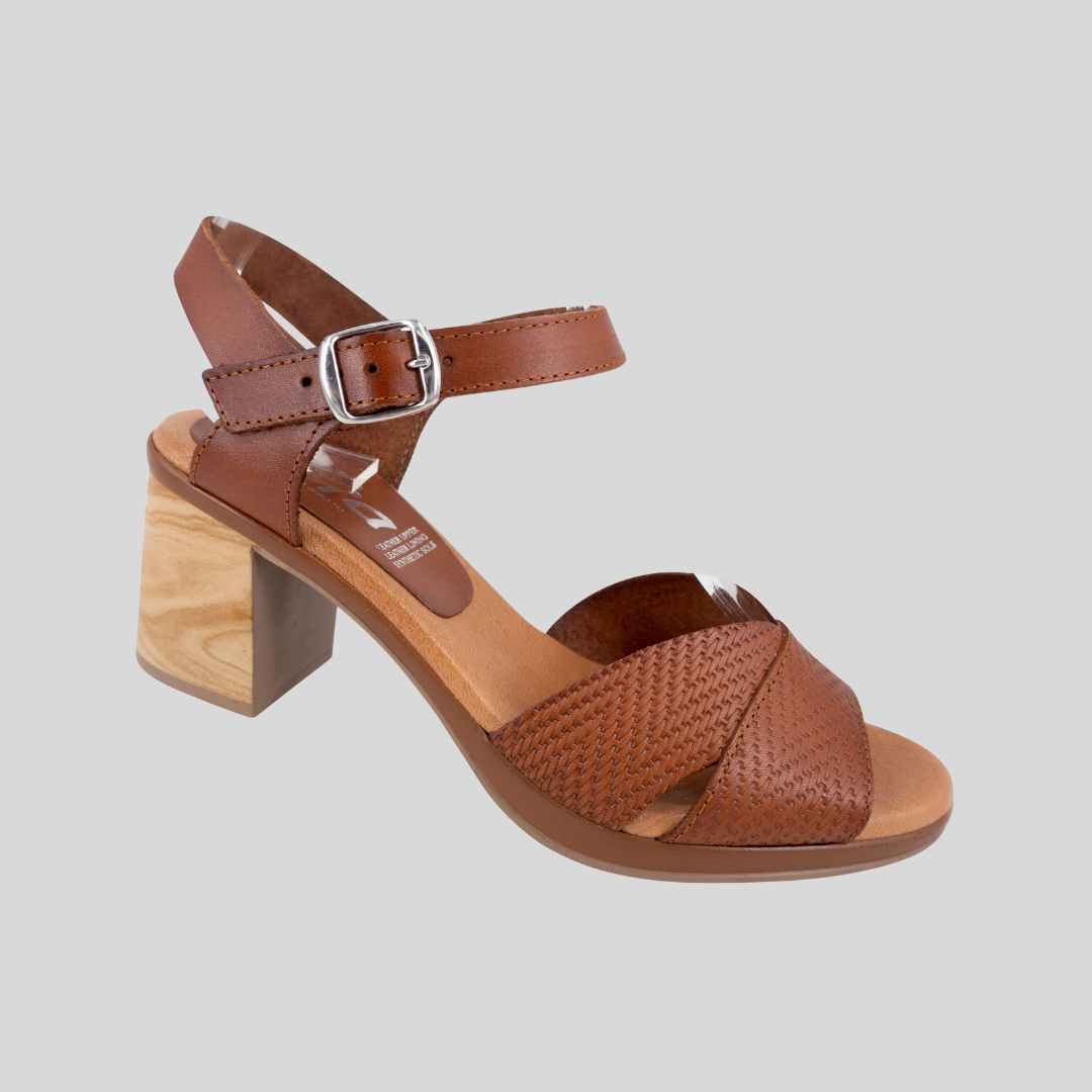 Cuero tan womens heels for all day comfort