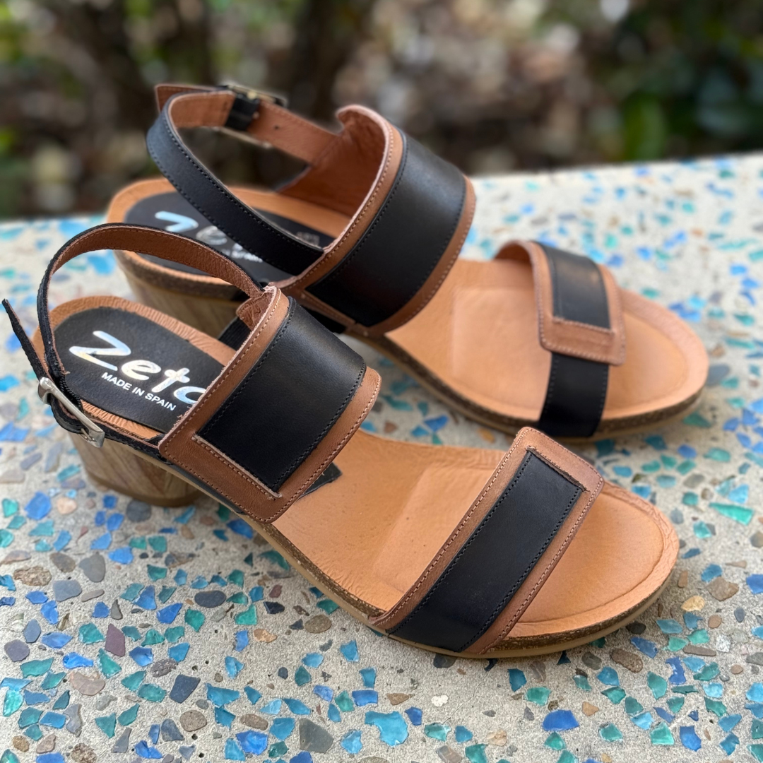 Zeta Brisk - Black/Tan