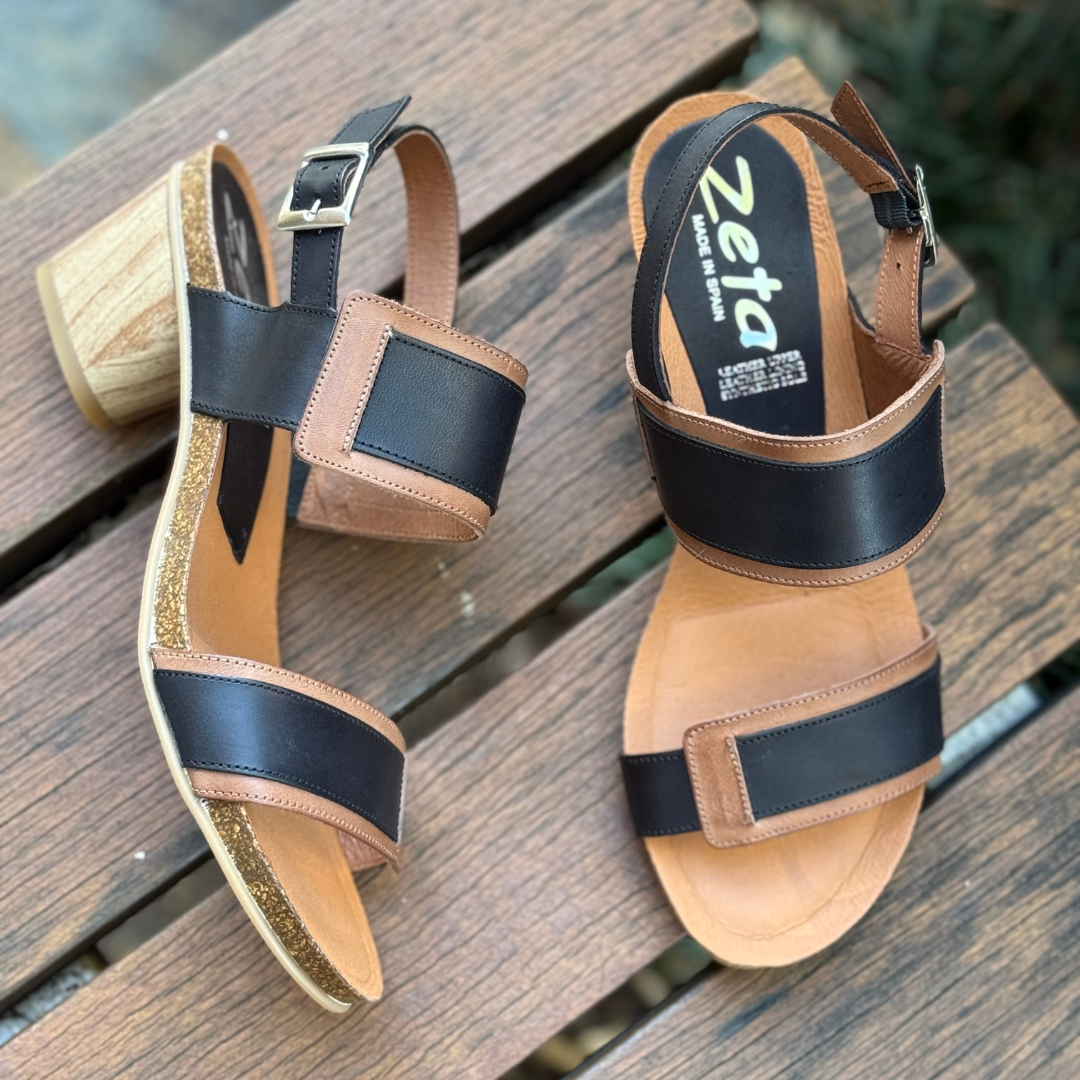 Zeta Brisk - Black/Tan