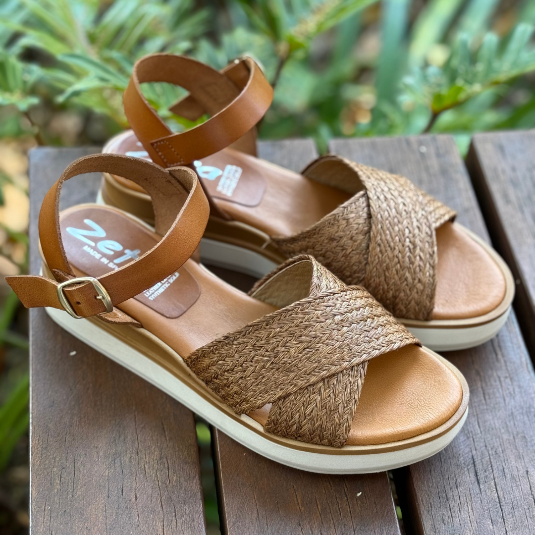 Zeta Debbie - Avellana Natural/Rafia