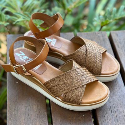 Zeta Debbie - Avellana Natural/Rafia