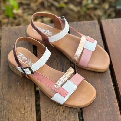 Zeta Honor - White/Light Pink