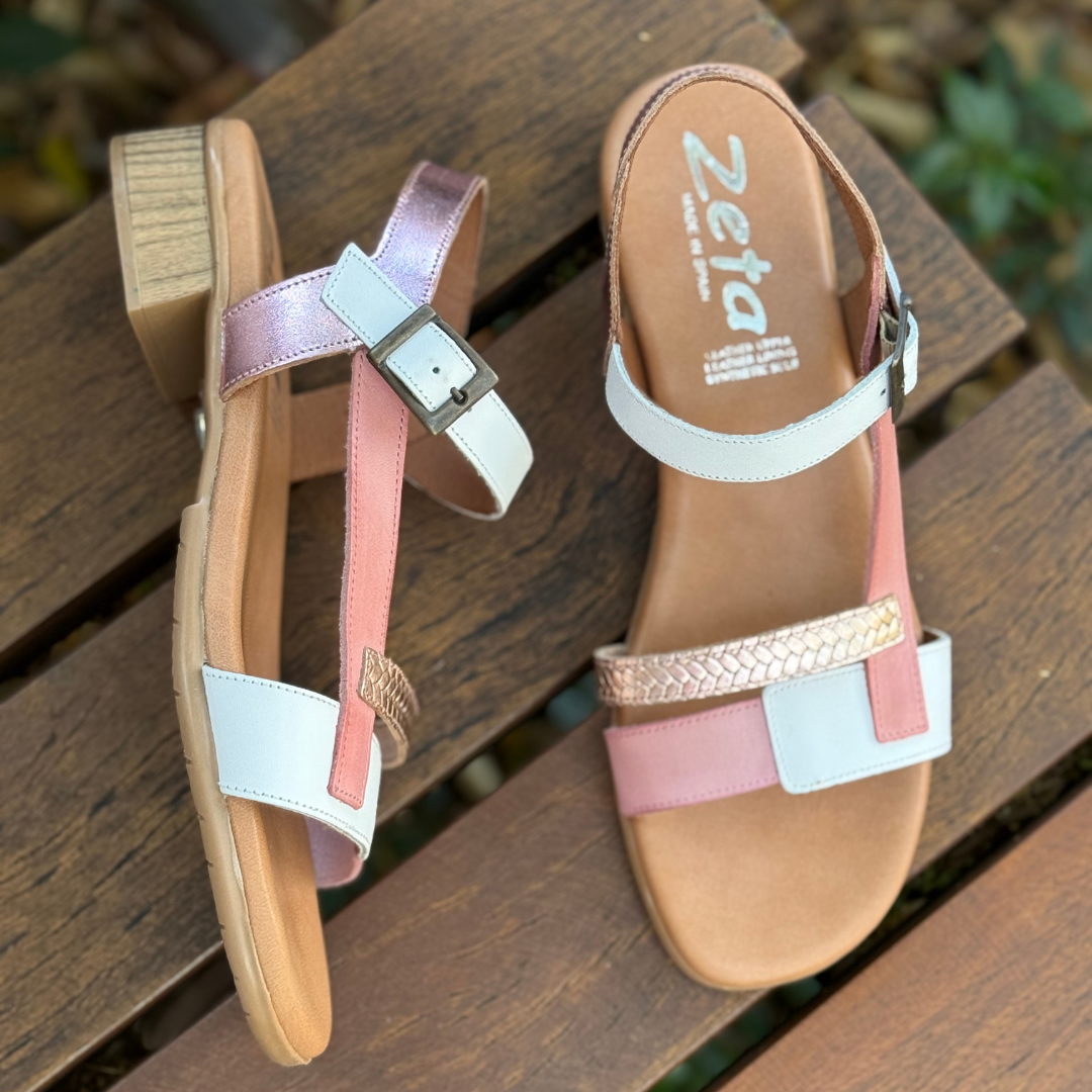 Zeta Honor - White/Light Pink