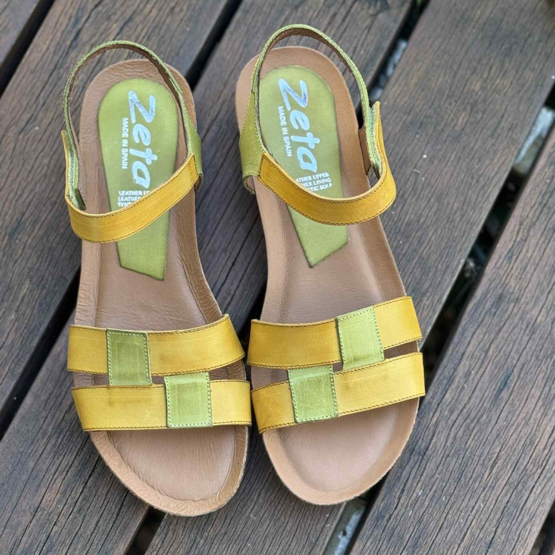 Zeta Rollo - Mustard Pistachio Green