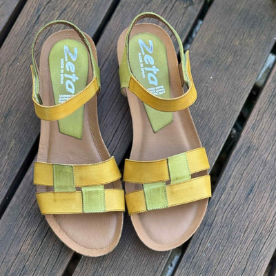 Zeta Rollo - Mustard Pistachio Green