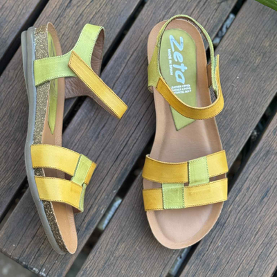 Zeta Rollo - Mustard Pistachio Green