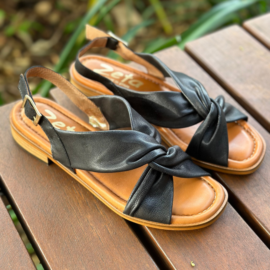 zeta soft leather sandals