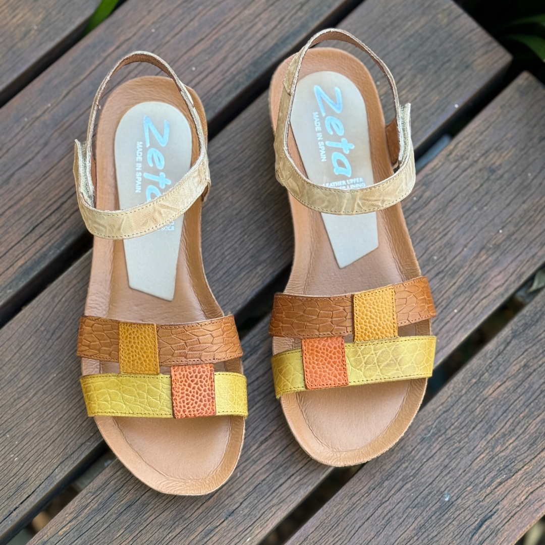 Zeta Rollo - Beige Multi